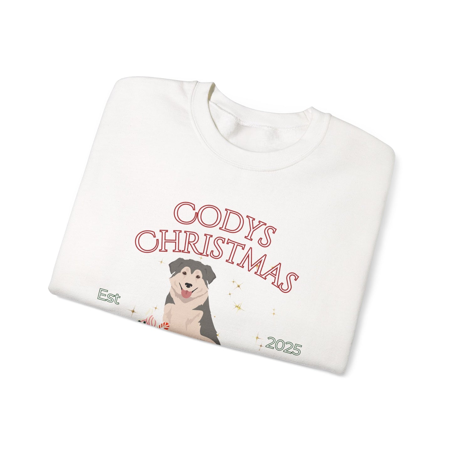 Aidi Dog Christmas Social Club Unisex Heavy Blend Crewneck Sweatshirt Custom Name