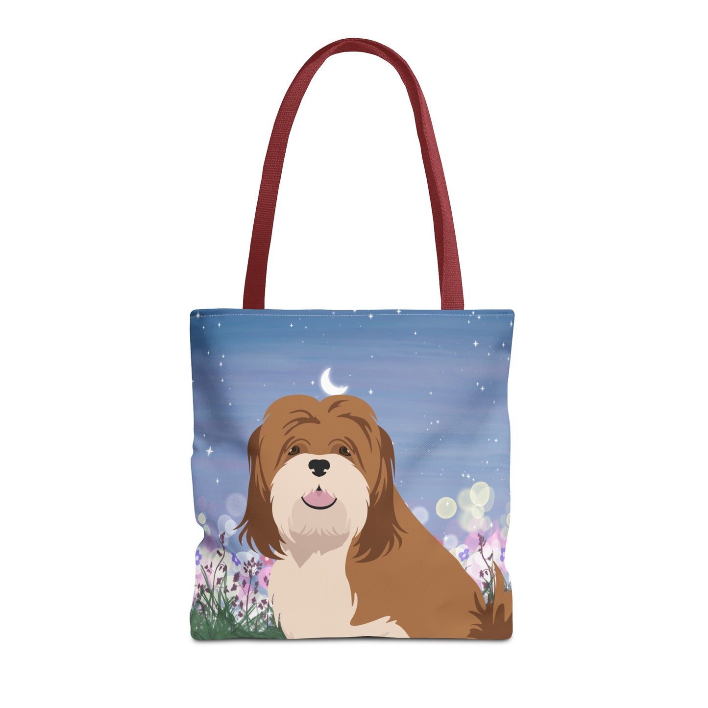 Lhasa Apso Dog Tote Bag 16x16