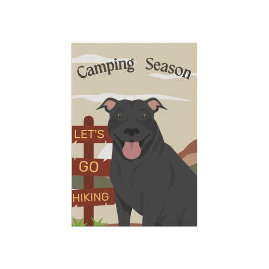 Pit Bull Dog Camping Garden Flag