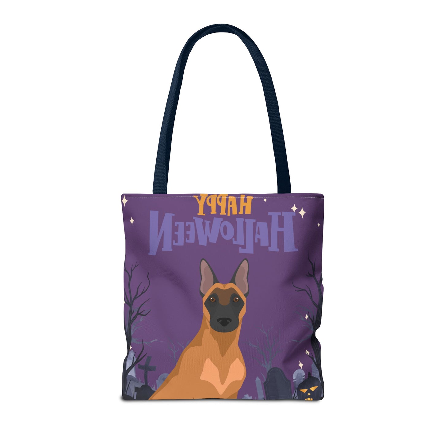Belgain Malinois Dog Happy Halloween Tote Bag 16x16