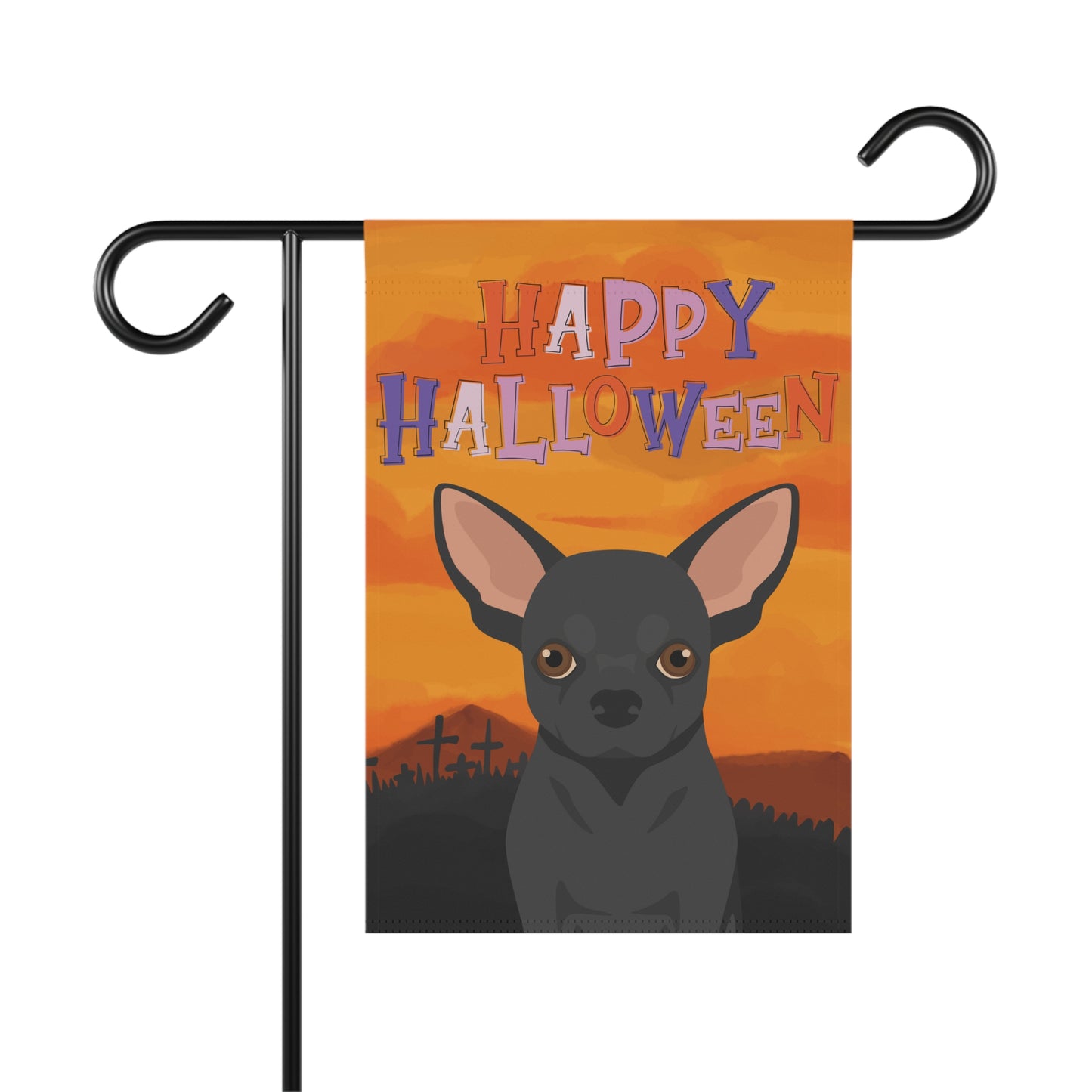 Chihuahua Dog Halloween Garden Flag