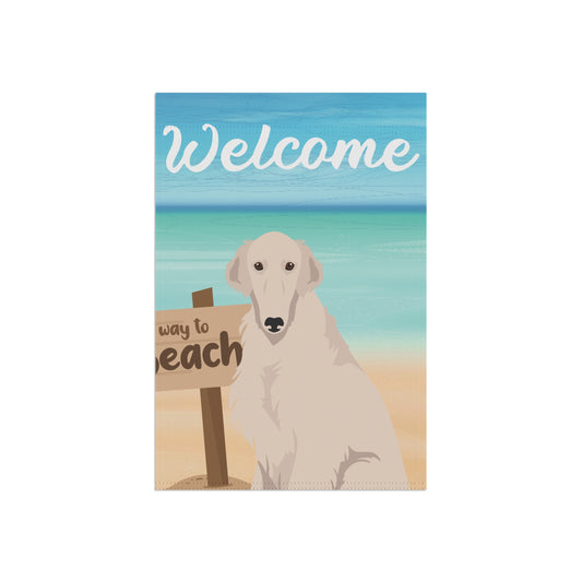Borzoi Dog Garden Flag