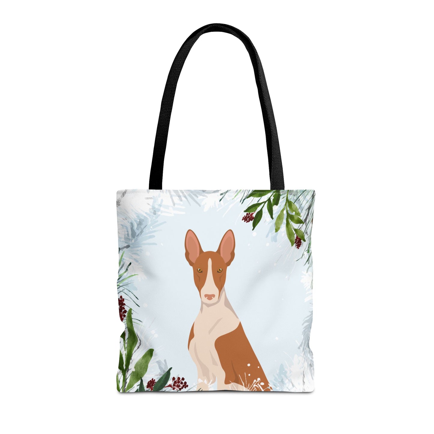 Ibizan Hound Dog Christmas Holiday Tote Bag 16x16