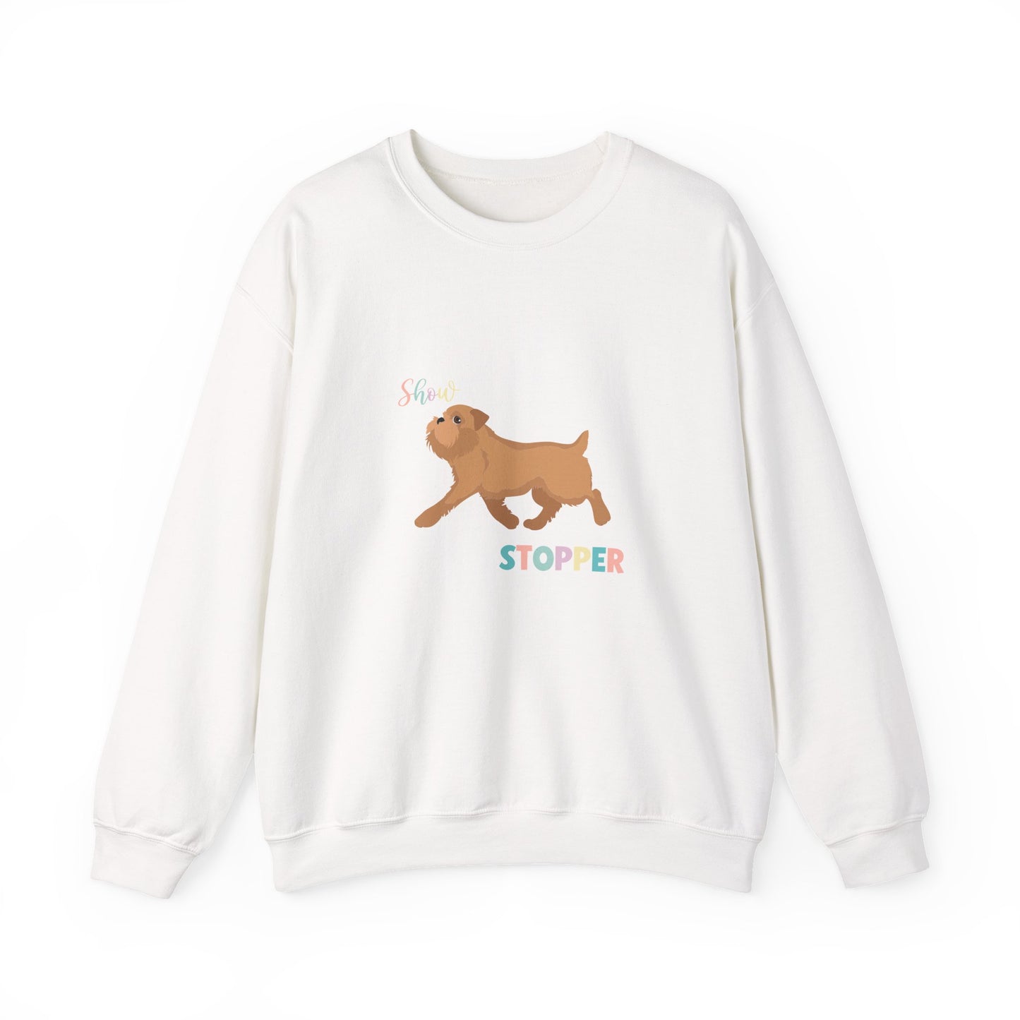 Brussels Griffion Dog Unisex Heavy Blend Crewneck Sweatshirt