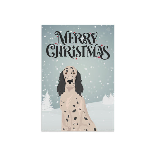 English Setter Dog Garden Flag