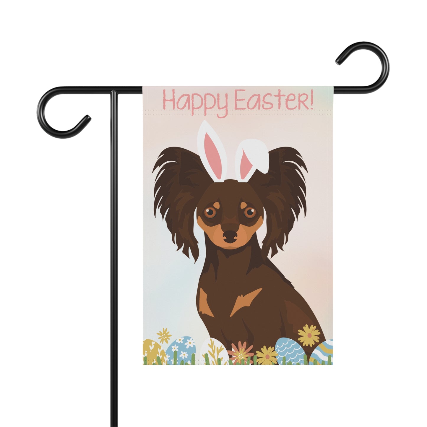 Russian Toy Happy Easter Garden Flag