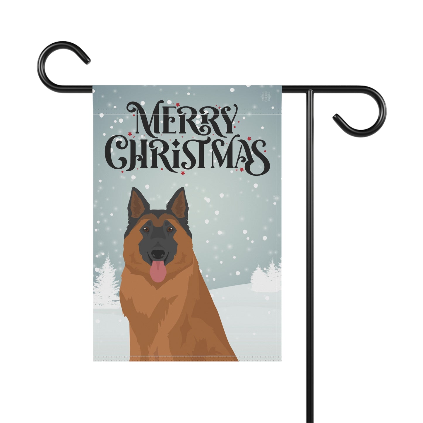 Tervuren Dog Garden Flag