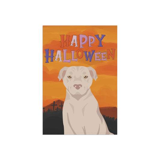 American Staffordshire Terrier Dog Halloween Garden Flag