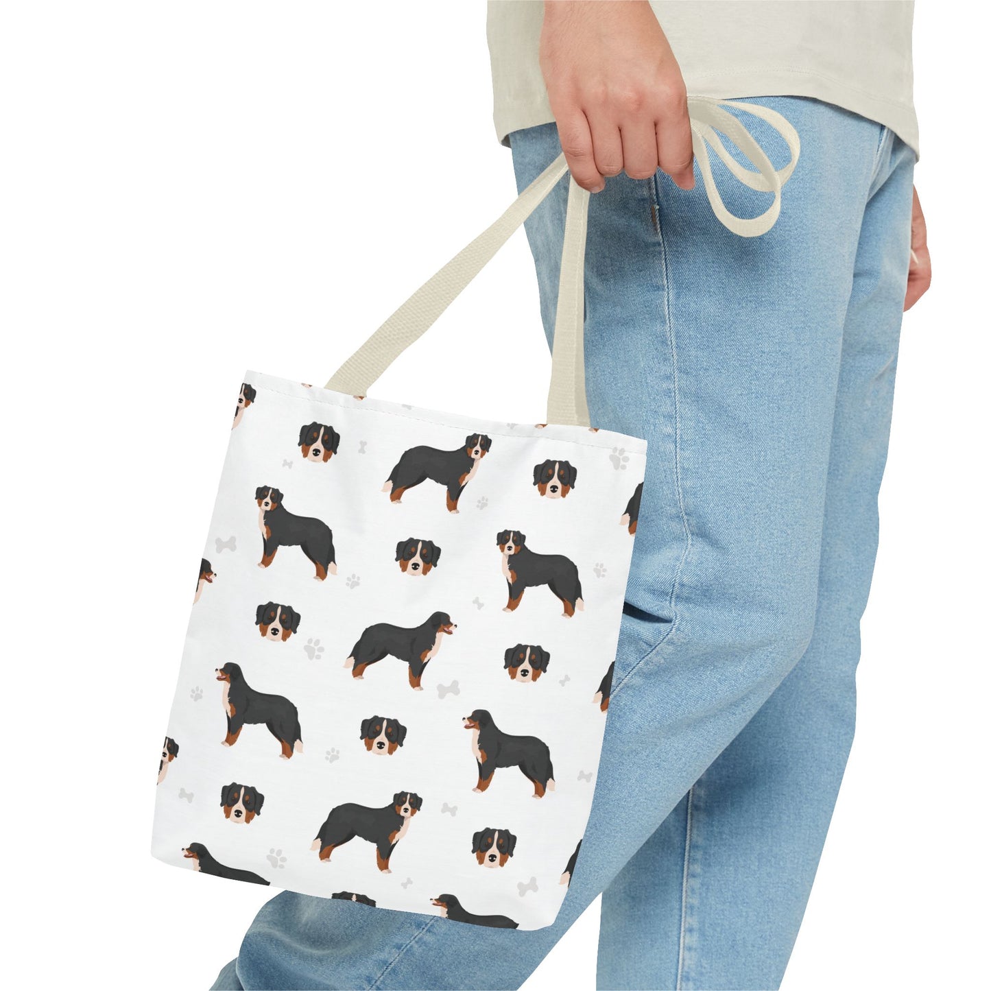 Bernese Mountain Dog Tote Bag, BMD Dog Mom Gift