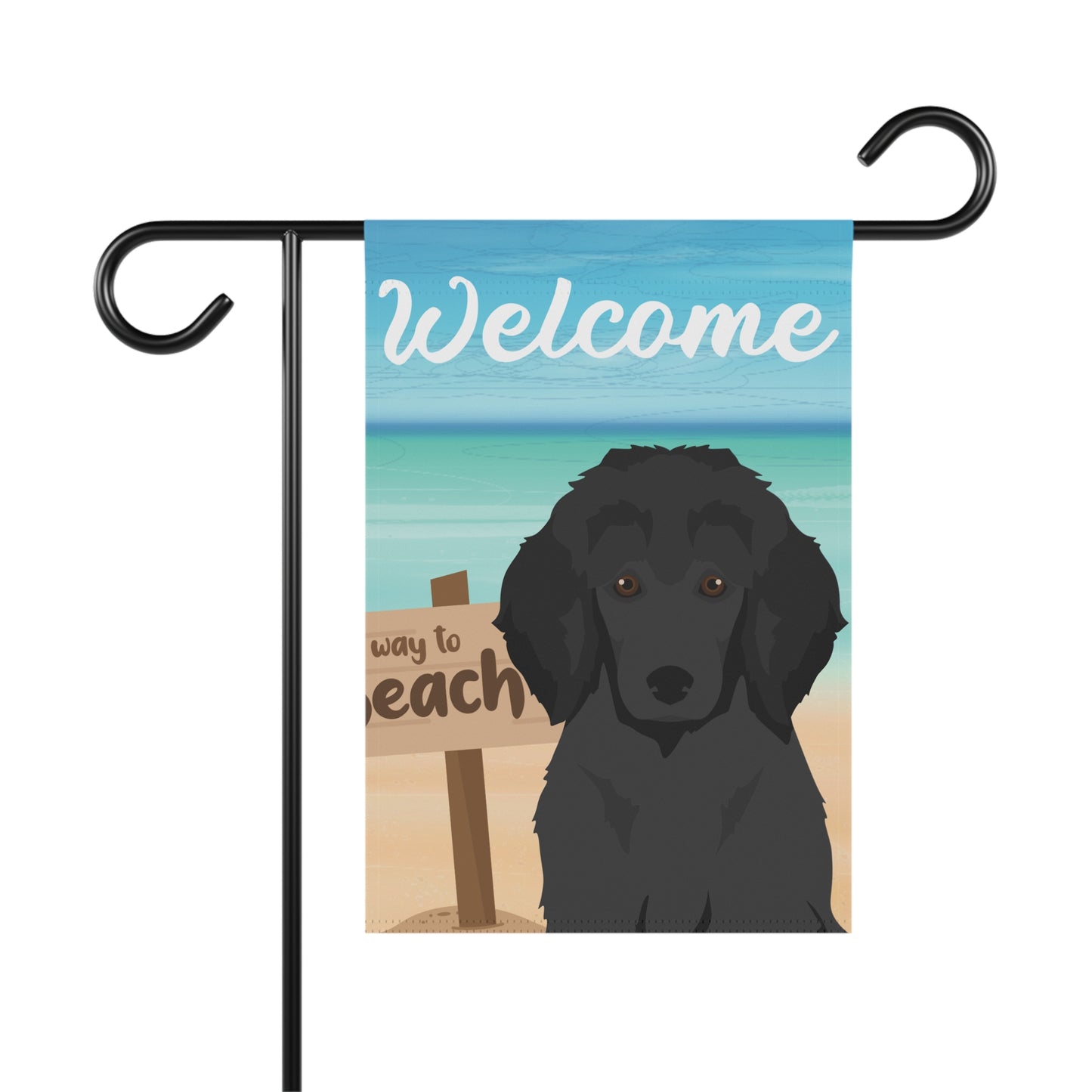 Poodle Dog Garden Flag