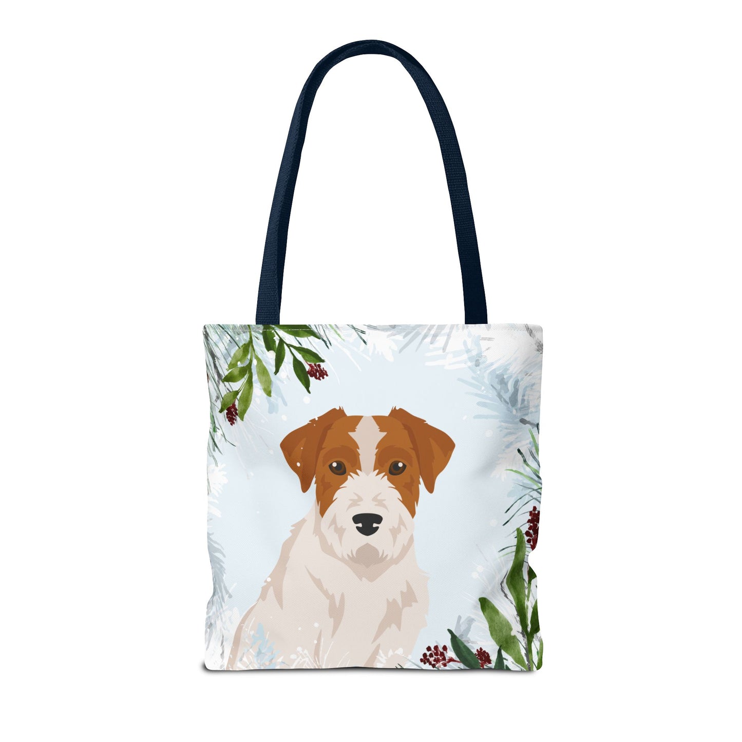 Jack Russell terrier Dog Christmas Holiday Tote Bag 16x16
