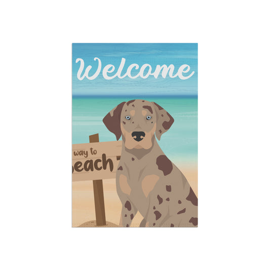 Catahoula Leopard Dog Dog Garden Flag