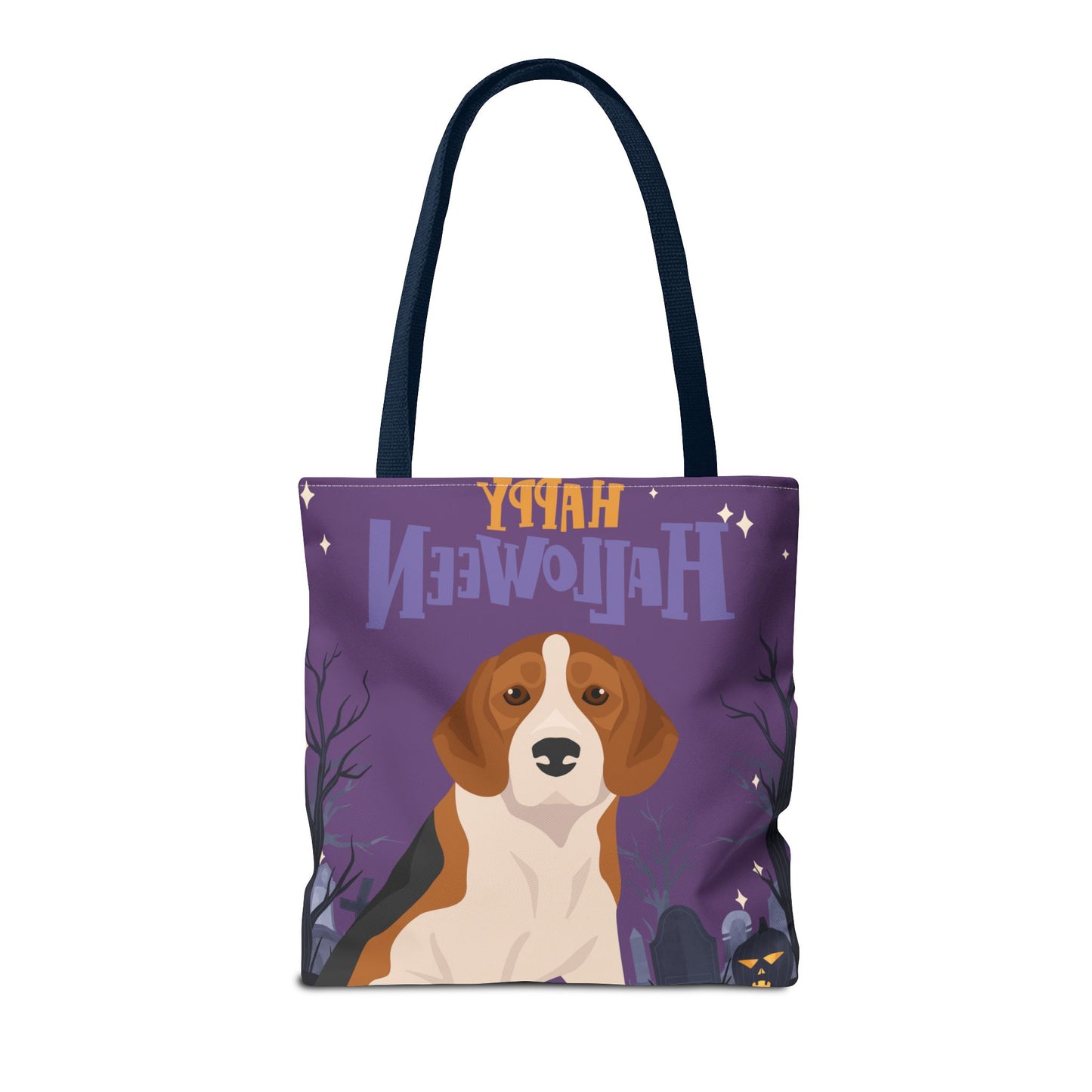 Beagle Dog Happy Halloween Tote Bag 16x16