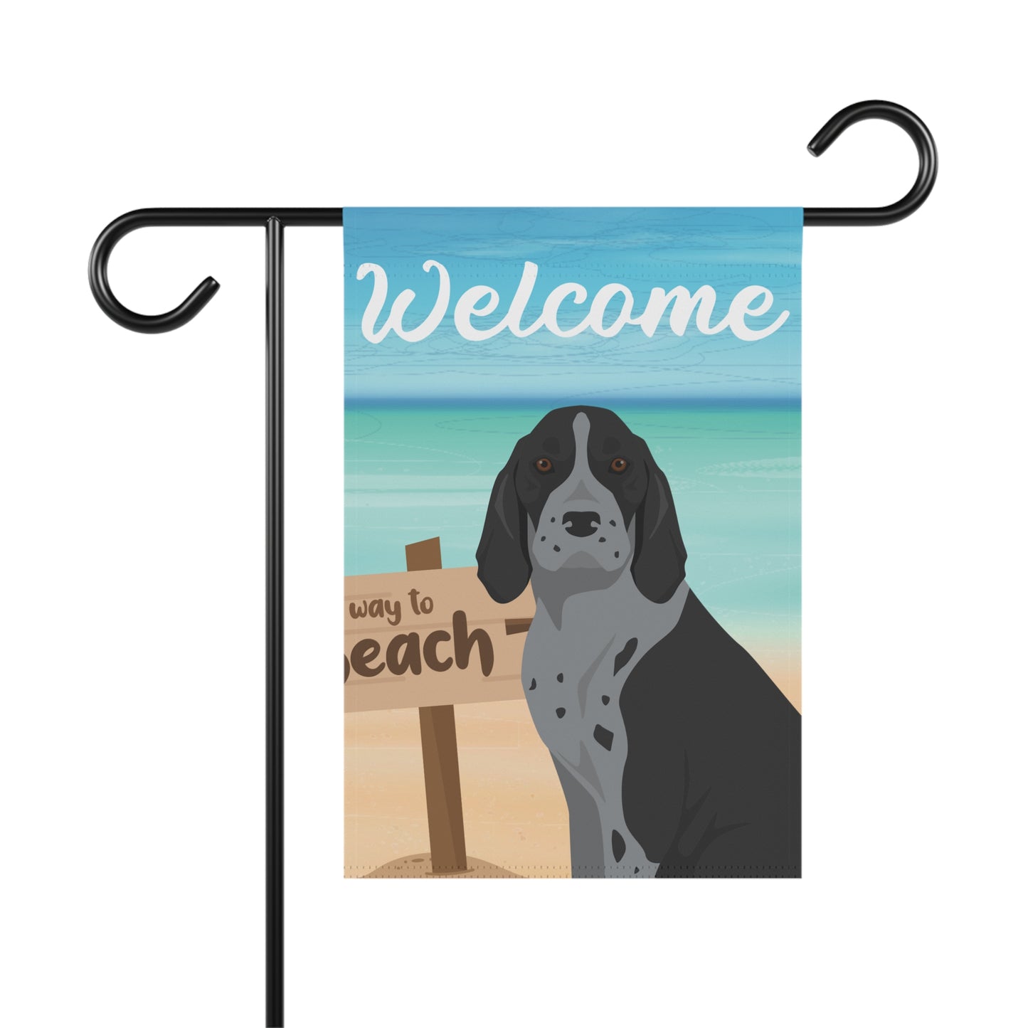 American English Coonhound Dog Garden Flag
