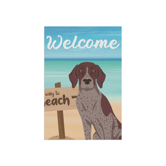German Shorthaired Pointer Dog Garden Flag