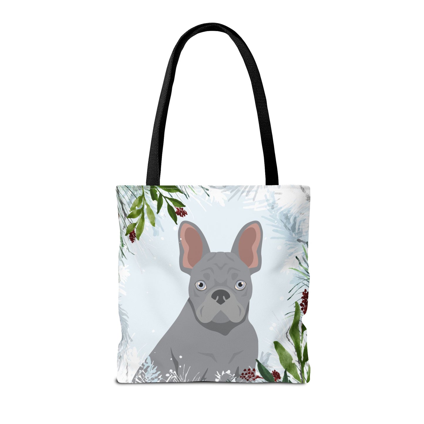 French Bulldog Dog Christmas Holiday Tote Bag 16x16