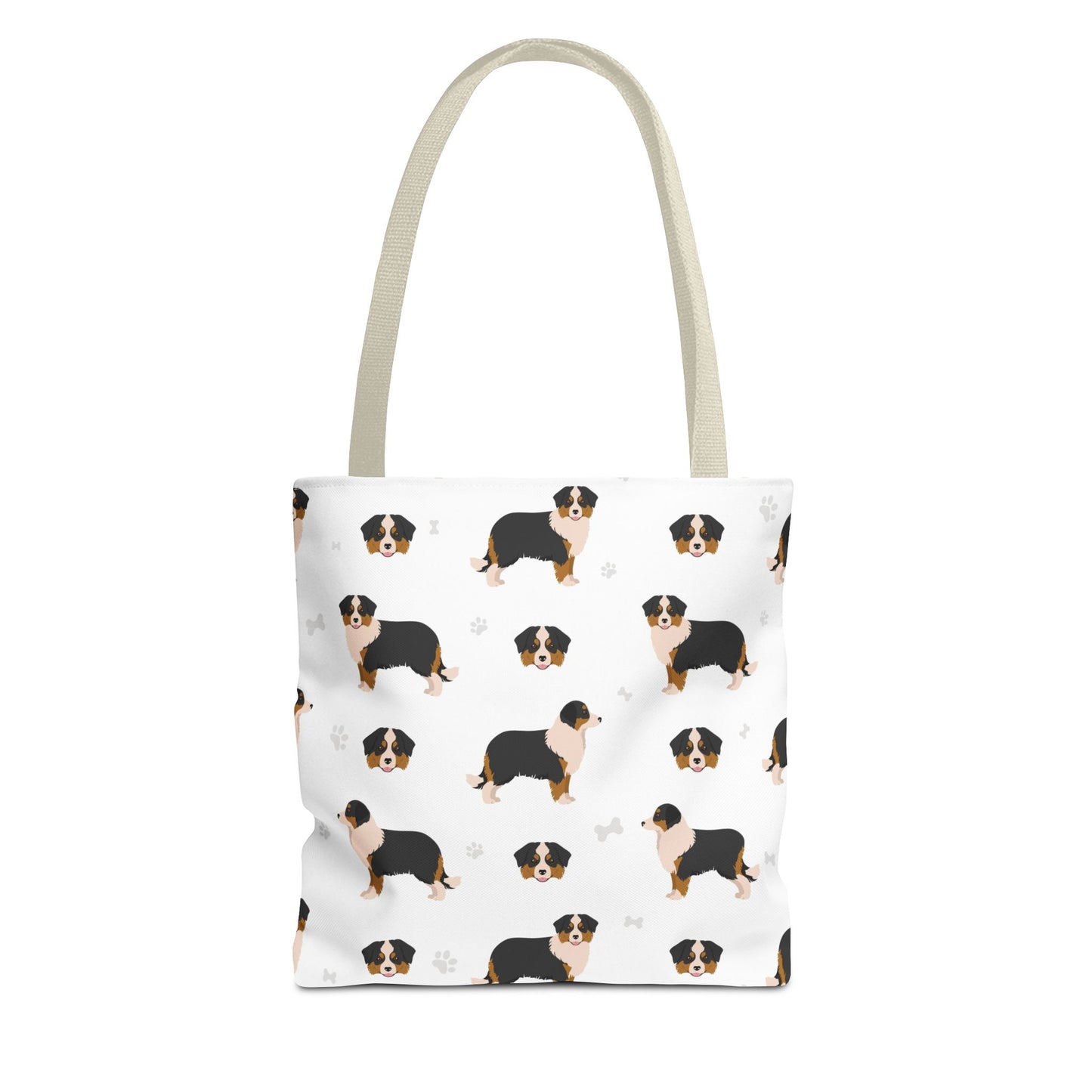 Miniature Australian Shepherd Dog Tote Bag, Aussie Dog Mom Gift