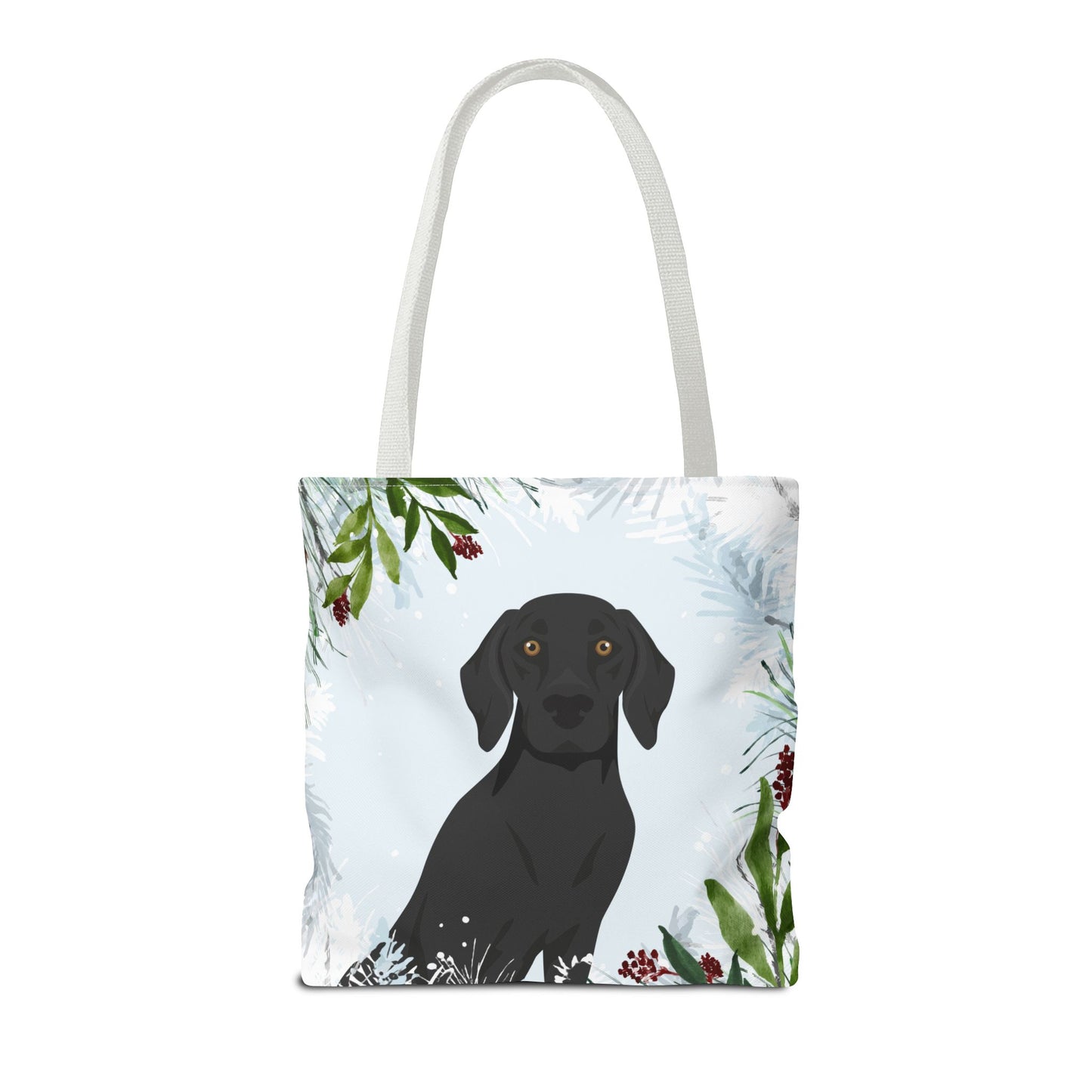 German Shorthaired Pointer Dog Christmas Holiday Tote Bag 16x16