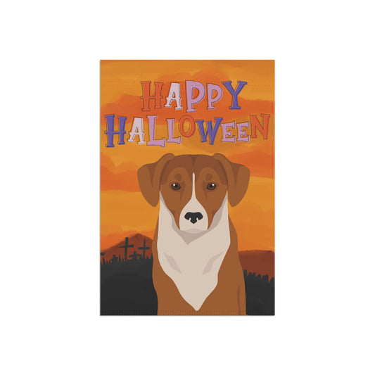 Austrian Pinscher Dog Halloween Garden Flag