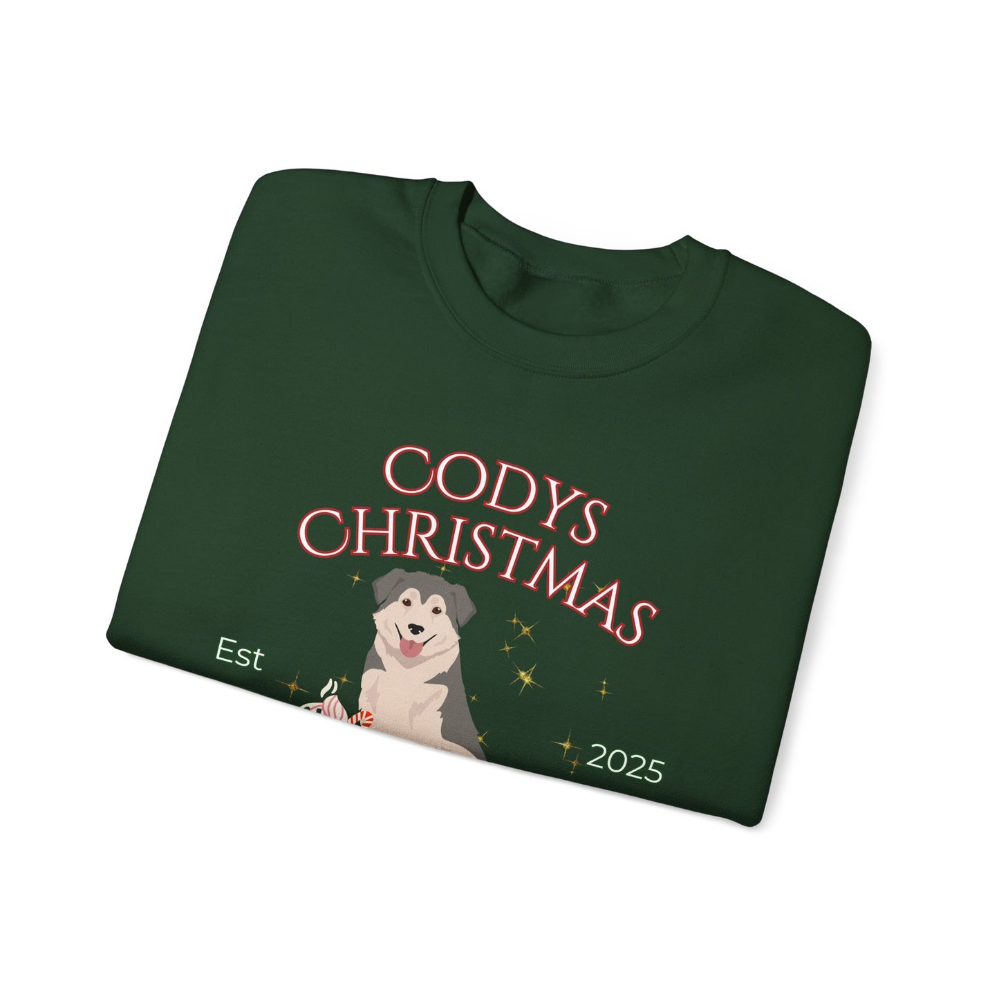 Aidi Dog Christmas Social Club Unisex Heavy Blend Crewneck Sweatshirt Custom Name