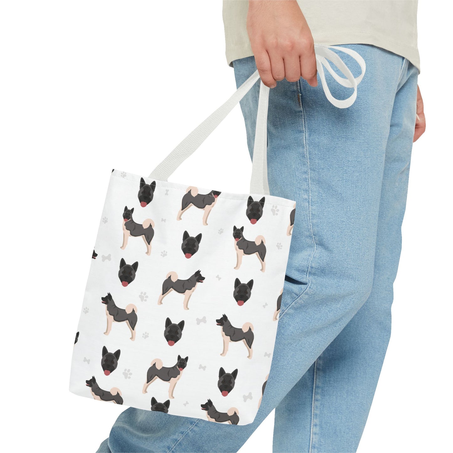 American Akita Dog Tote Bag, Akita Dog Mom Gift