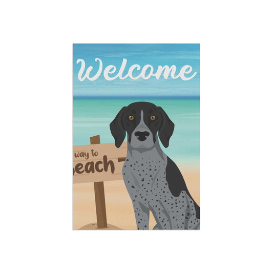 German Shorthaired Pointer Dog Garden Flag