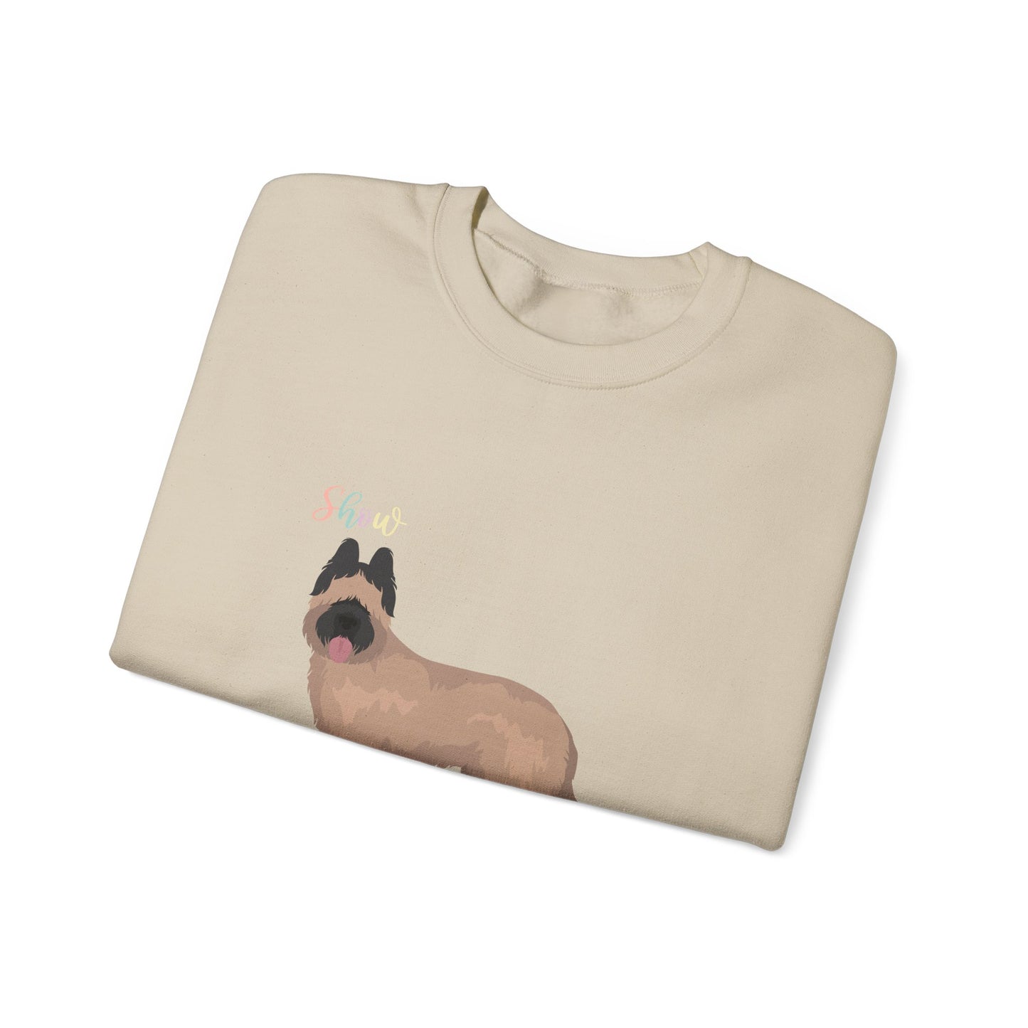 Briard Dog Unisex Heavy Blend Crewneck Sweatshirt
