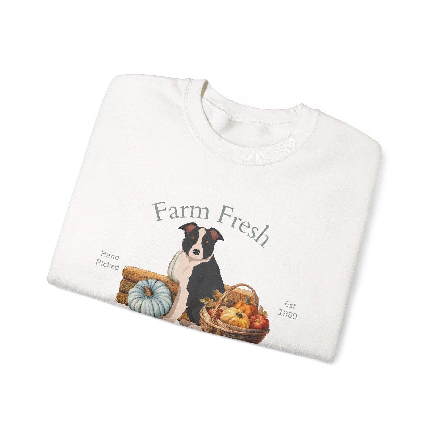 McNab Dog Fall Farm Fresh Unisex Heavy Blend Crewneck Sweatshirt