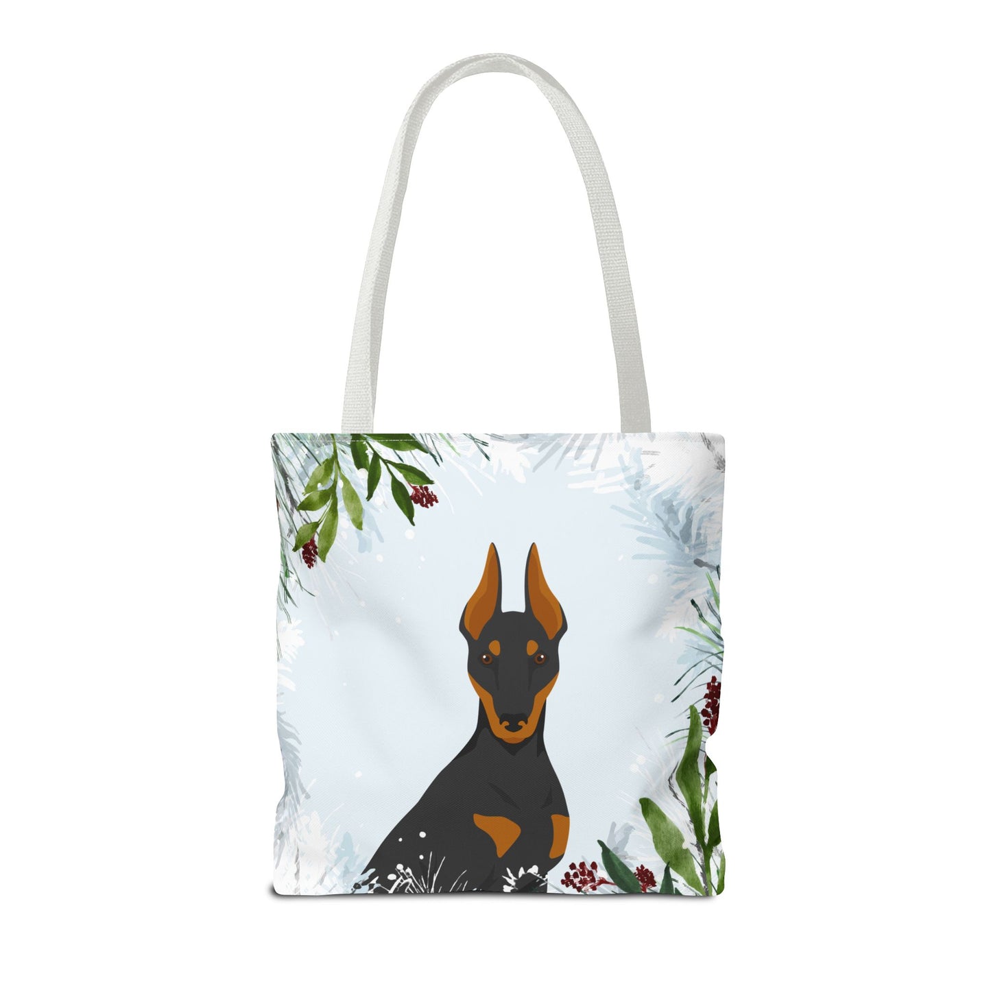 Manchester Terrier Dog Christmas Holiday Tote Bag 16x16