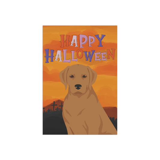 Labrador Retriever Dog Halloween Garden Flag