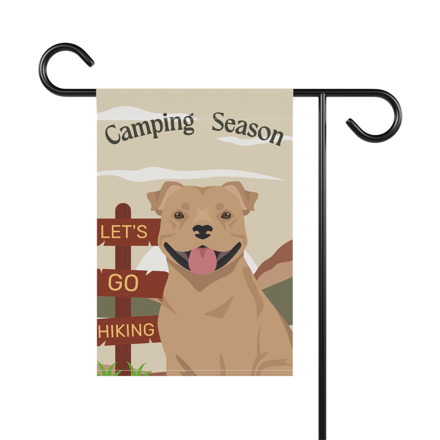 Staffordshire Bull Terrier Dog Camping Garden Flag