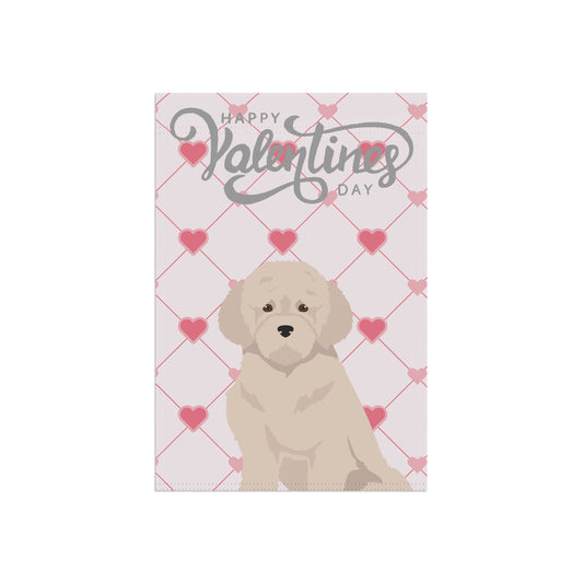 Lagotto Romagnolo Dog Valentines Day Garden Flag