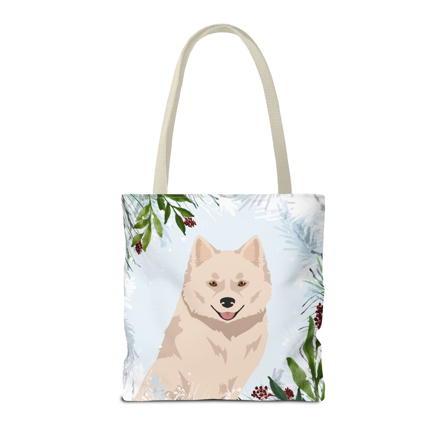 Nenets Herding Laika Dog Christmas Holiday Tote Bag 16x16