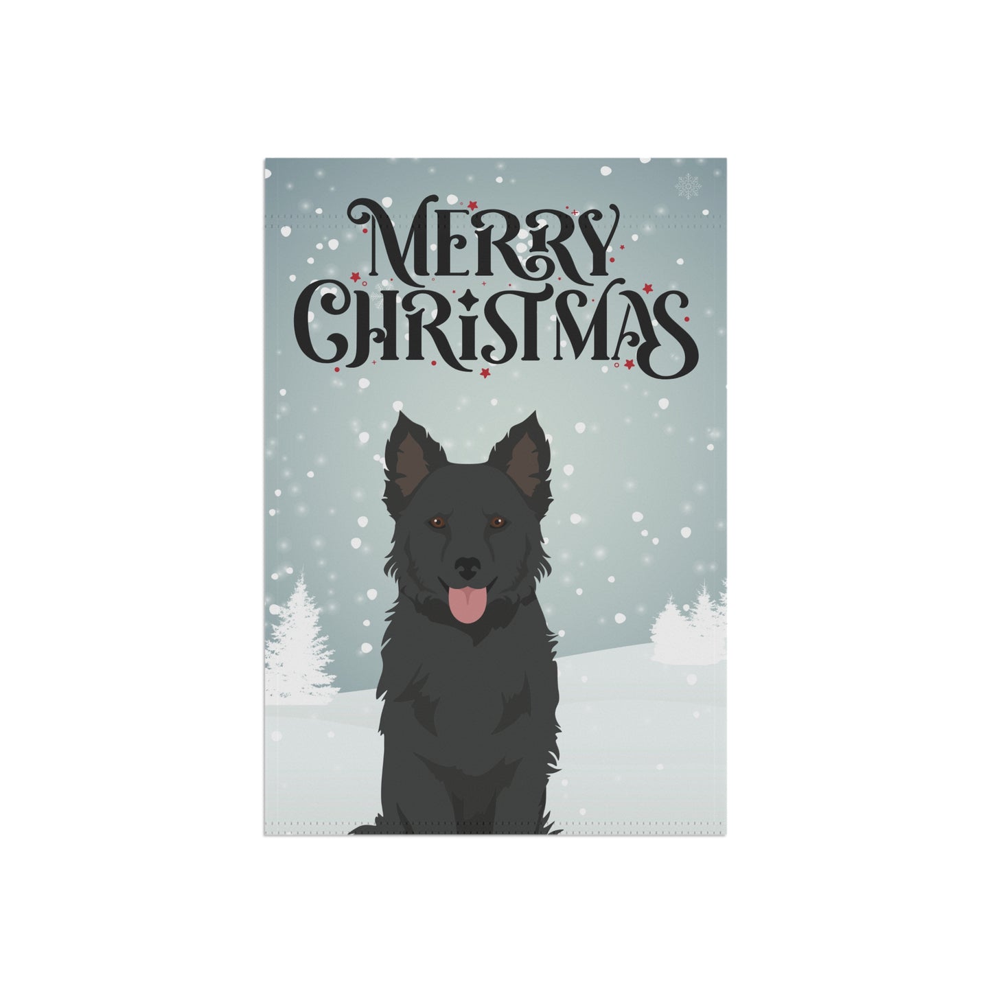 Mudi Dog Garden Flag