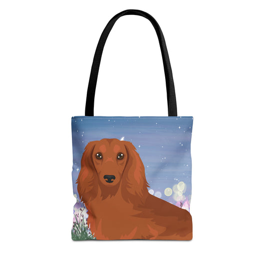 Dachshund Dog Tote Bag 13x13