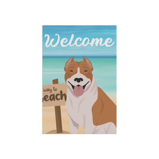 Pit Bull Dog Garden Flag