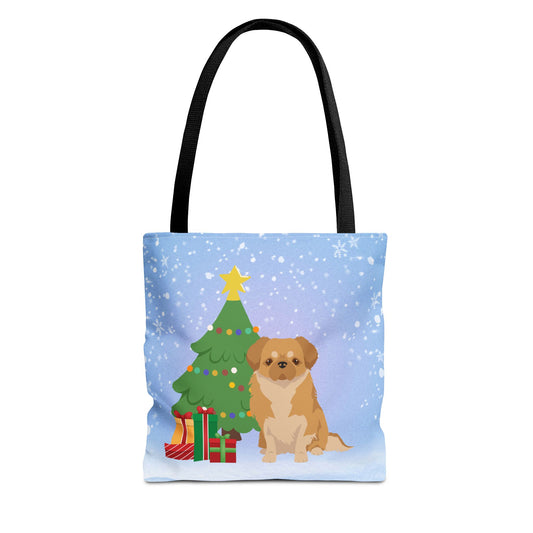 Tibetan Spaniel Dog Tote Bag, Dog Mom Gift
