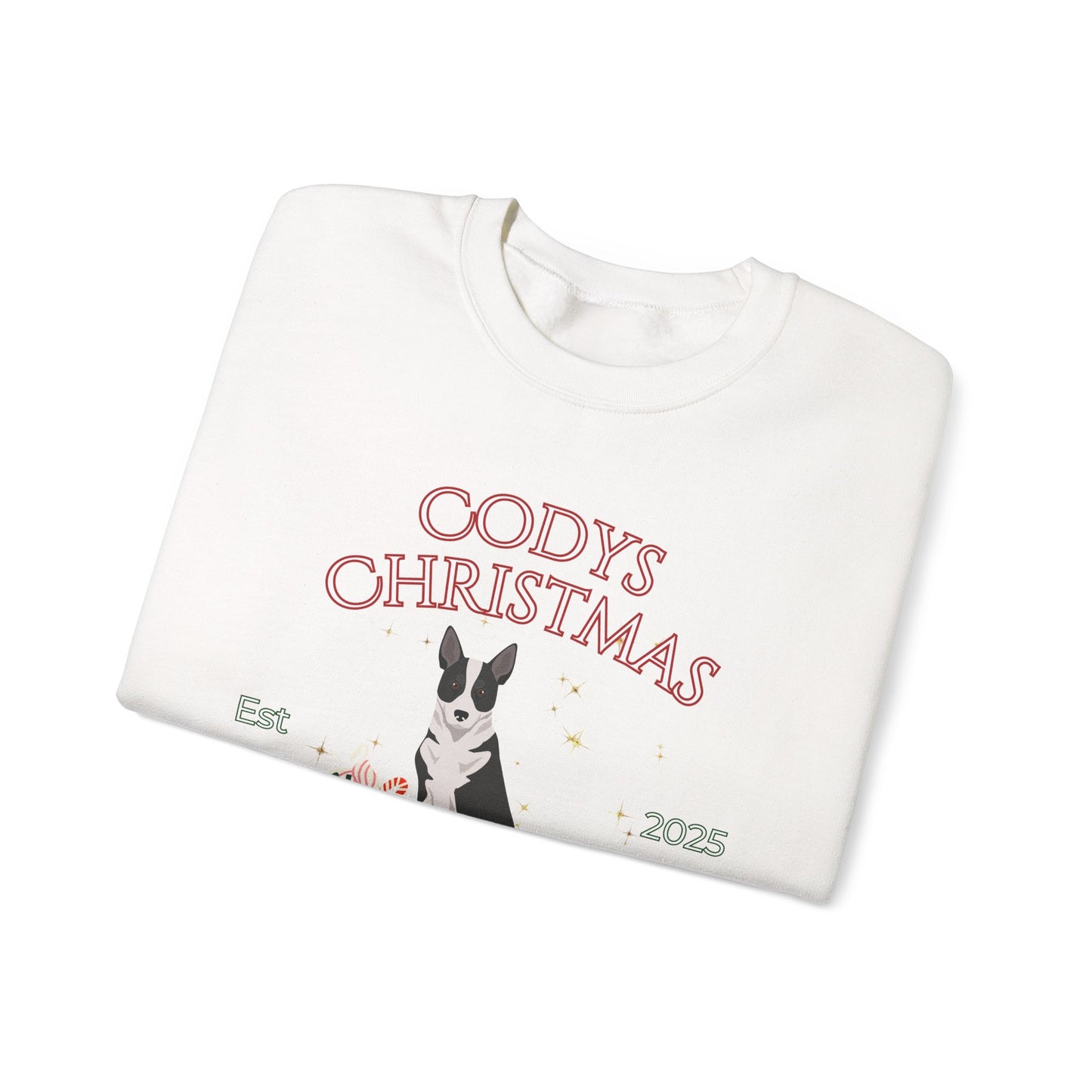 Canaan Dog Dog Christmas Social Club Unisex Heavy Blend Crewneck Sweatshirt Custom Name