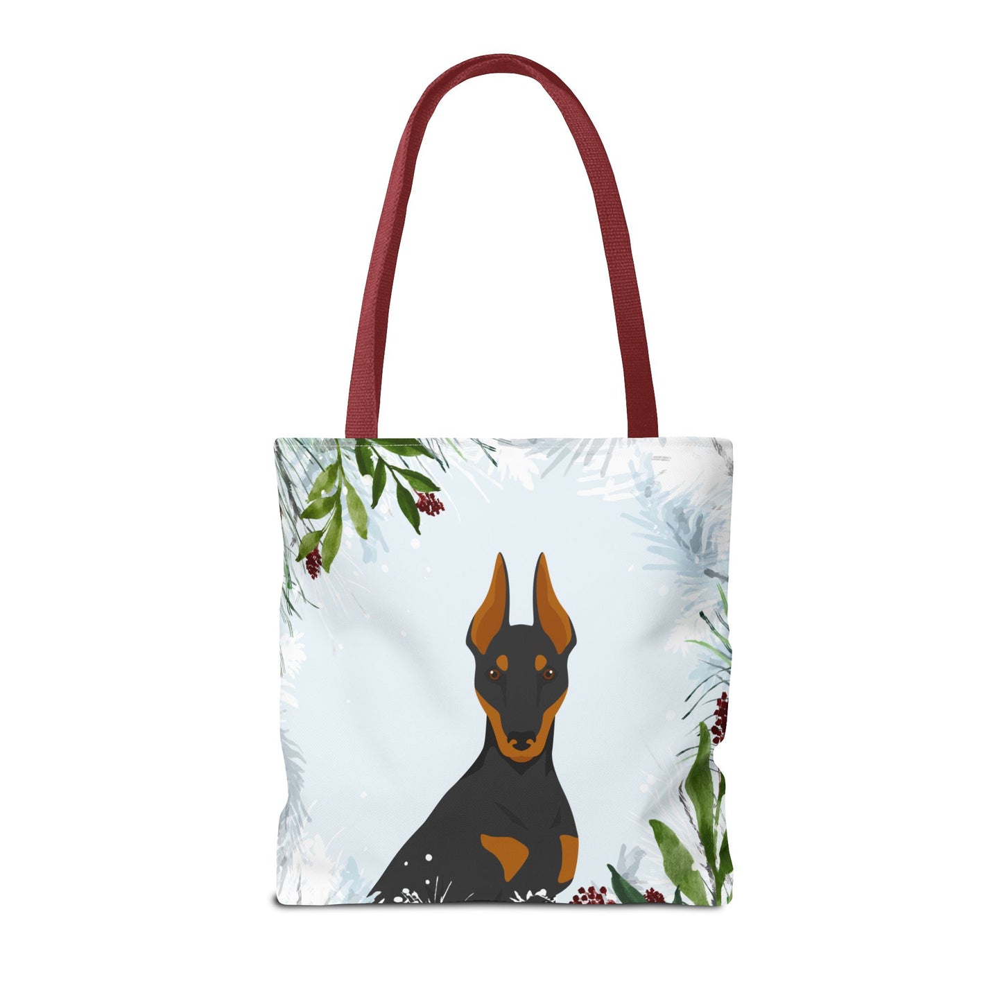 Manchester Terrier Dog Christmas Holiday Tote Bag 16x16