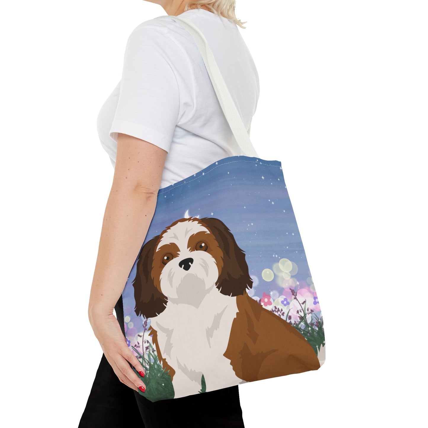 Shih Tzu Dog Tote Bag 16x16