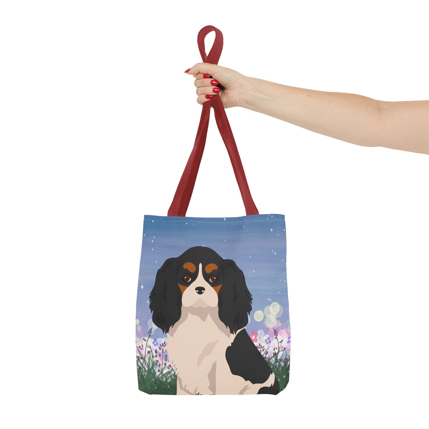 Cavalier King Charles Spaniel Dog Tote Bag 13x13