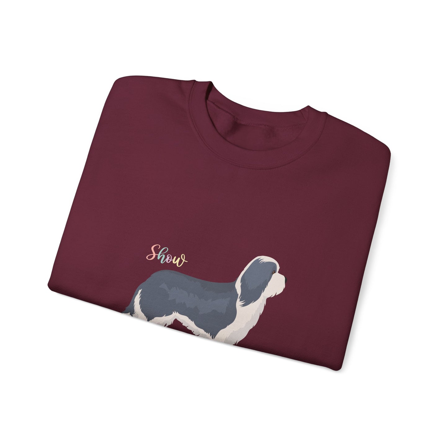 Bearded Collie Dog Unisex Heavy Blend Crewneck Sweatshirt