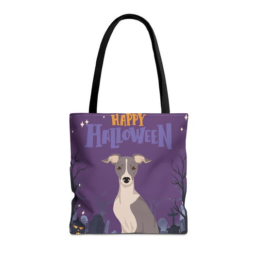 Italian Greyhound Dog Happy Halloween Tote Bag 16x16