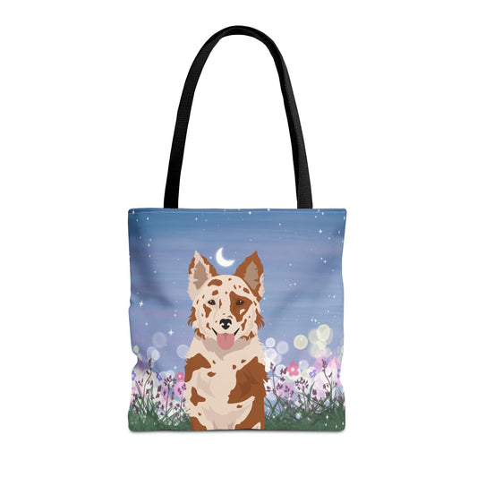 Mudi Dog Tote Bag 16x16