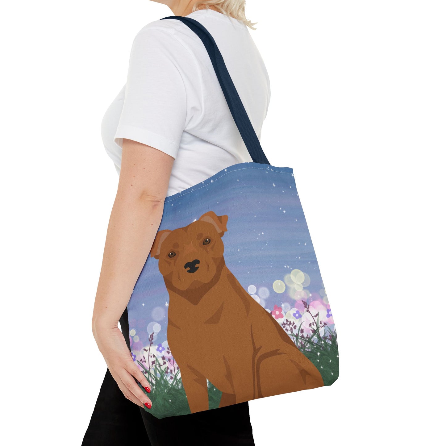 Staffordshire Bull Terrier Dog Tote Bag 16x16
