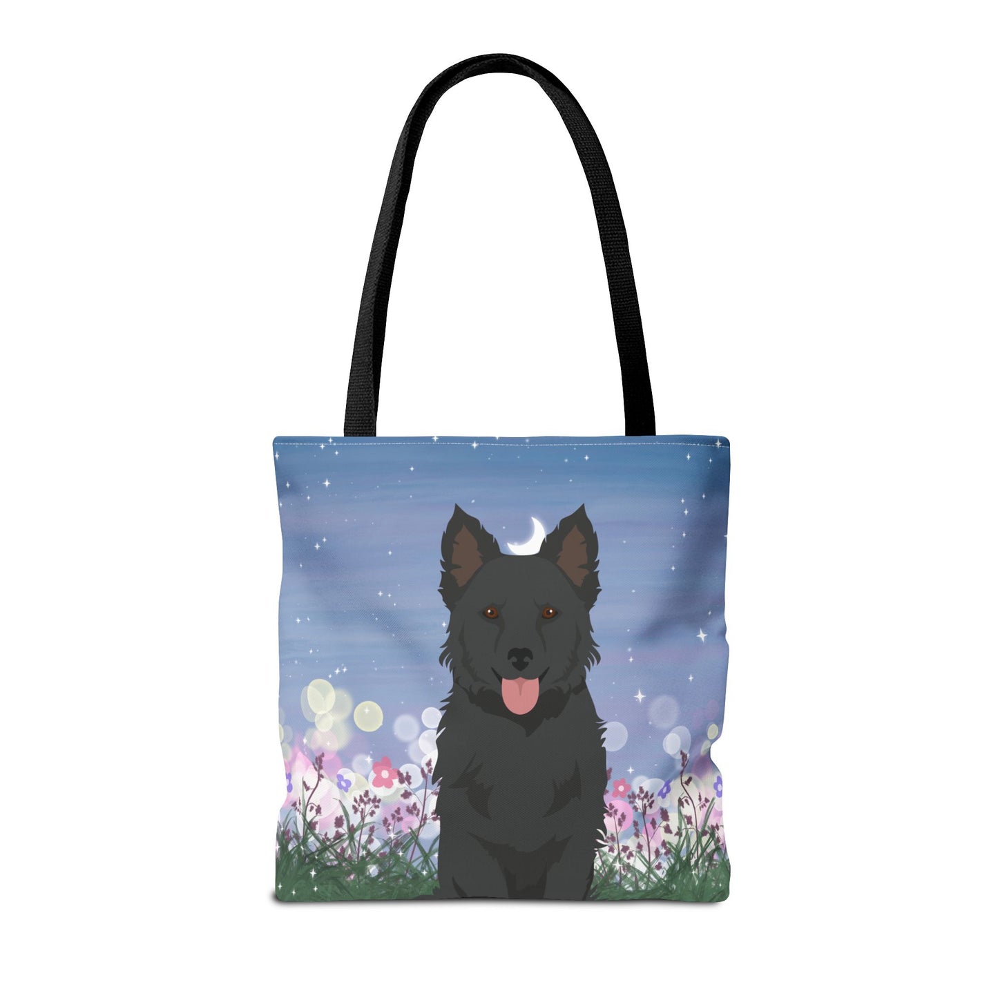 Mudi Dog Tote Bag 16x16