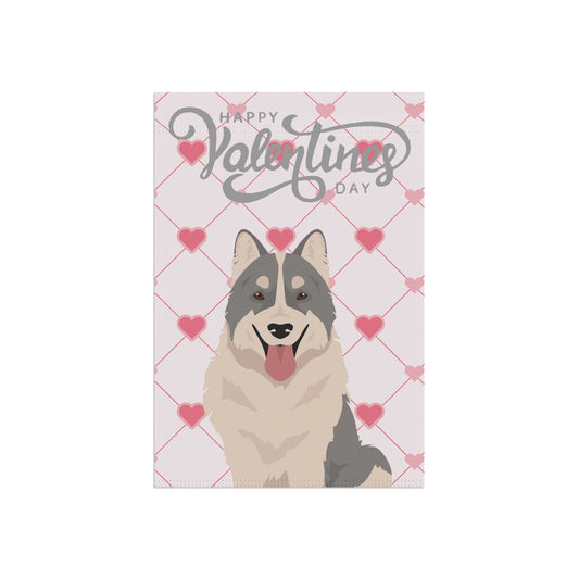Thai Bangkaew Dog Valentines Day Garden Flag