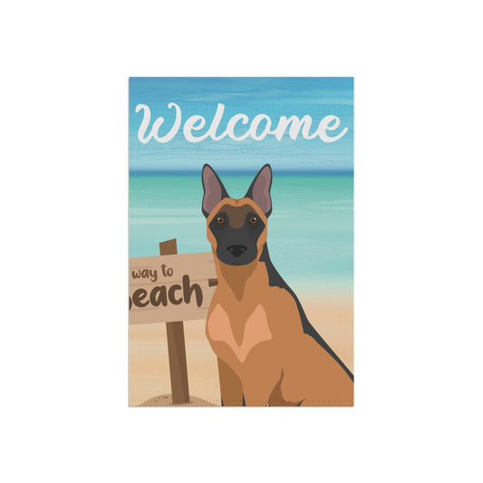 Belgian Malinois Dog Garden Flag