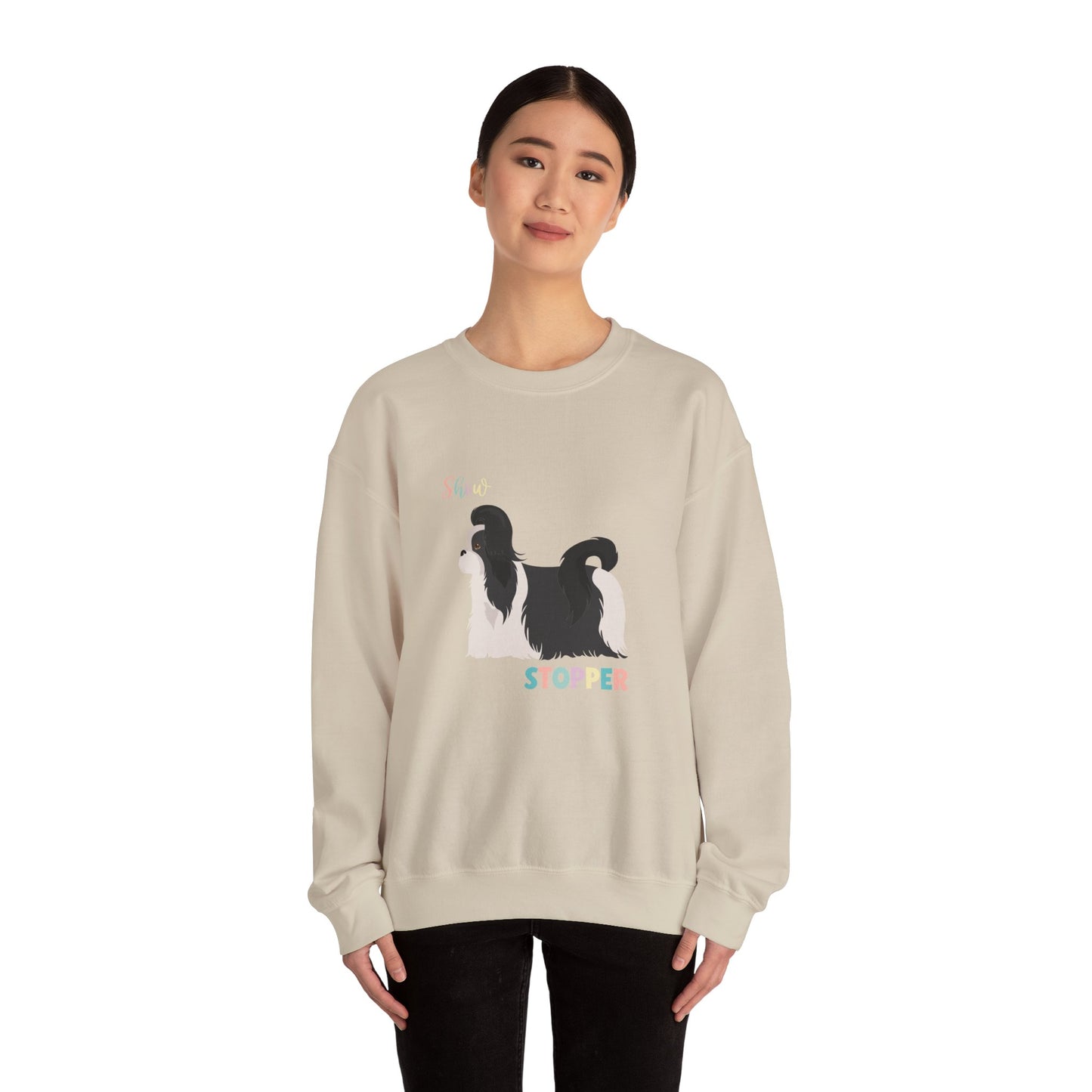 Shih Tzu Dog Unisex Heavy Blend Crewneck Sweatshirt