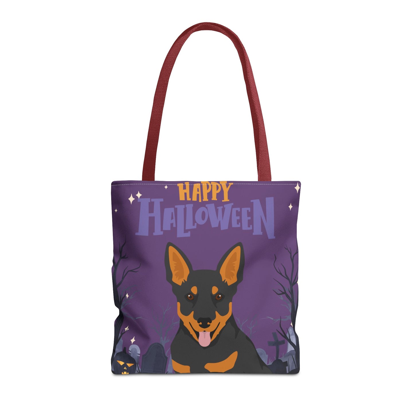 Lancashire Heeler Dog Happy Halloween Tote Bag 16x16